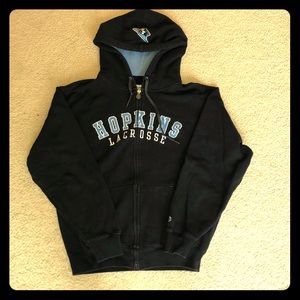Johns Hopkins Lacrosse Zip-Up Hoodie